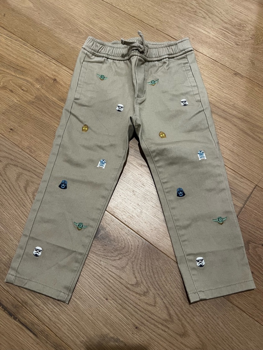 Janie & Jack x Star Wars Khaki Embroidered Pants